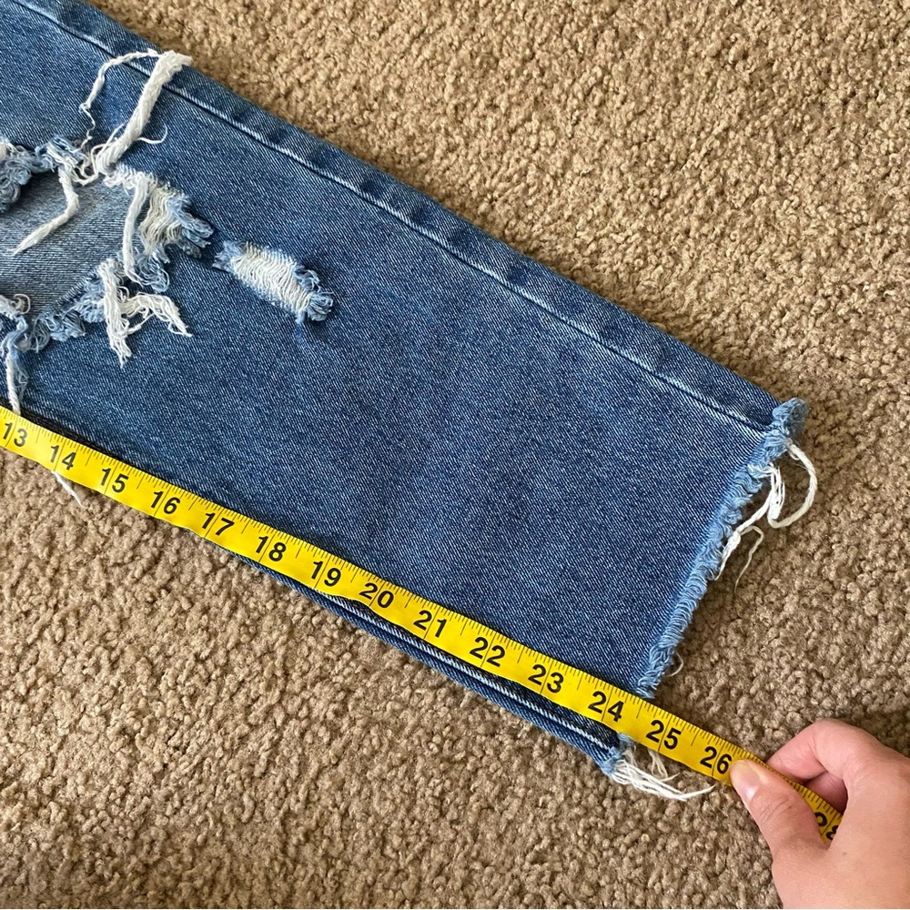 Distressed Blue Jeans - Picture 10 of 10